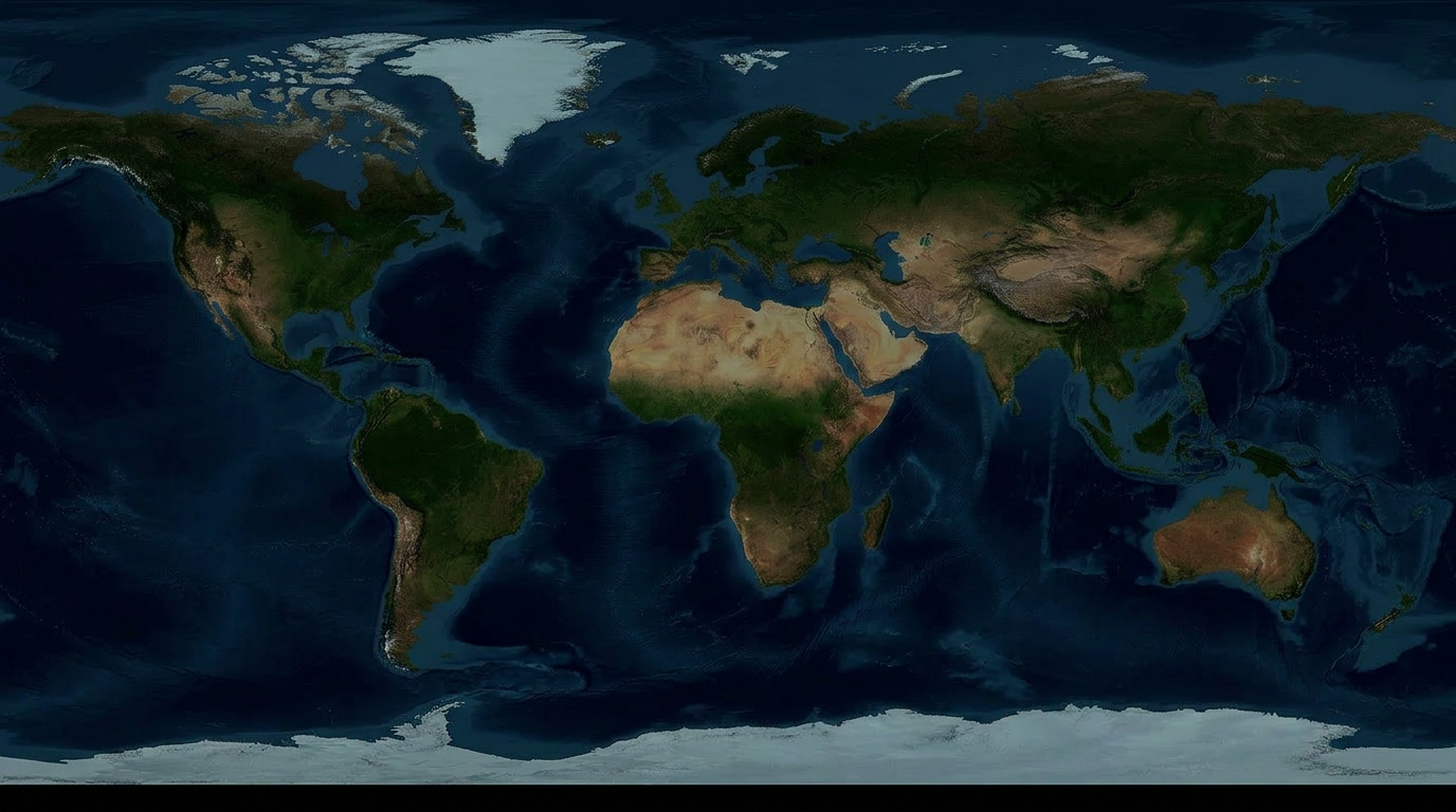 Global biodiversity hotspots map